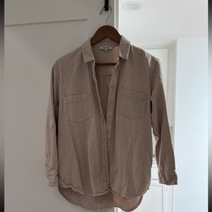 Madewell fleece button down